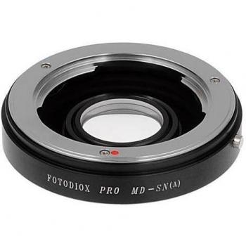 Fotodiox Pro Lens Mount Adapter - Minolta Rokkor (SR/MD / MC) SLR Lens to Sony Alpha A-Mount (and Minolta AF) Mount SLR Camera Body