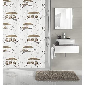 Kleine Wolke 5222271305 - Cortina de Ducha, poliéster, Color Multicolor