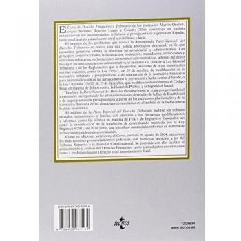 Curso De Derecho Financiero Y Tributario