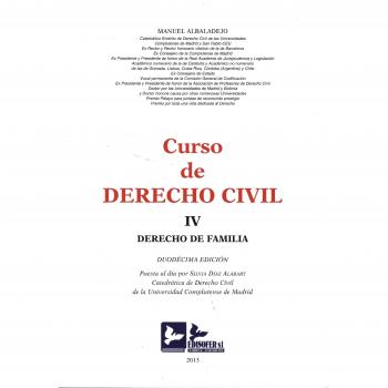 CURSO DE DERECHO CIVIL IV