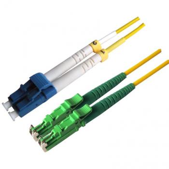 Cable de Fibra Óptica Microconnect LC/UPC-E2000/APC 3m OS2 Amarillo para Redes de Alta Velocidad