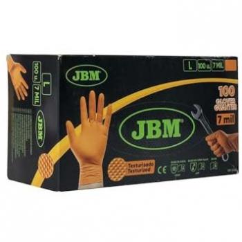 Guantes Desechables de Nitrilo Negros 7.0mil Textura Diamante (100 Unidades)