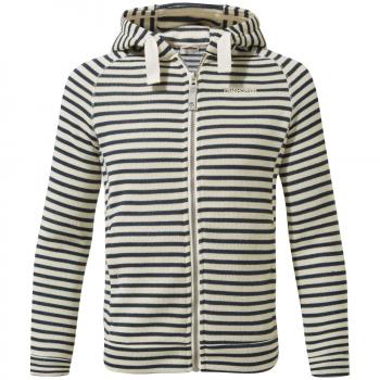 Craghoppers Girls Aprilia Chaqueta, Infantil, Blue Navy Stripe, 7-8