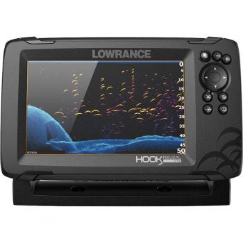 Lowrance HOOK Reveal 7 Chartplotter/Fishfinder with TripleShot Transom Mount Transducer & US Inland Charts