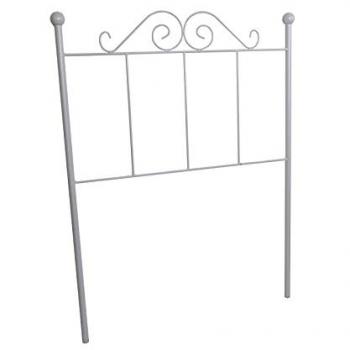 Cabecero de Cama Forja Ecus Blanco 150 cm - Estilo Moderno, Varios Tamaños