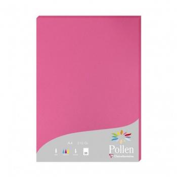 Clairefontaine - Pollen papel para impresora de inyección de tinta A4 (210x297 mm) 25 hojas Fucsia