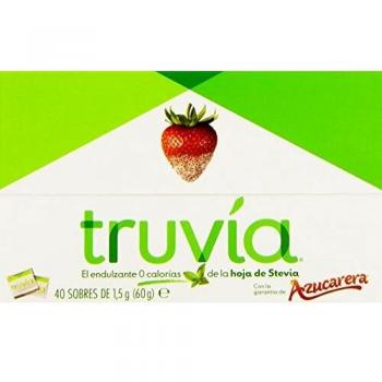 Truvia Endulzante 0 Calorías de La Hoja de Stevia, 40 Sobres