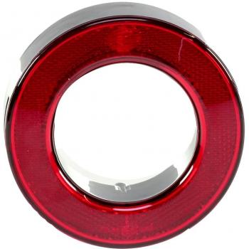 HELLA 8RA 009 362-001 Reflector - Color de tulipa: rojo - anular - atornillado - para fijación horizontal - Delante, izquierda/Delante, derecha/Atrás izquierda/Atrás derecha - Cant.: 1