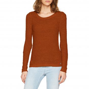 ONLY NOS Onlgeena XO L/s Pullover Knt Noos, suéter para Mujer, Marrón