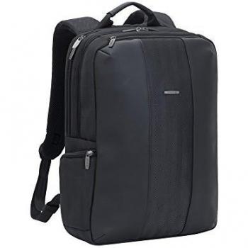 Mochila Unisex RivaCase 8165 para Laptop de hasta 15.6, en Color Negro