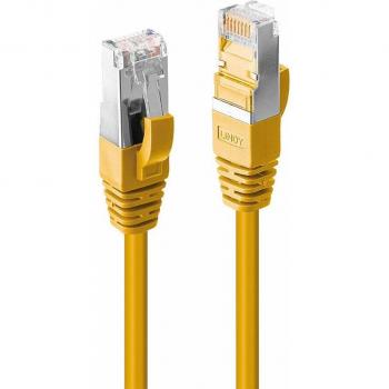 Lindy 7.5m Cat6a S/FTP Gigabit Network Cable - Yellow