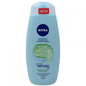 Nivea arcilla ginger & basil shower gel 500ml