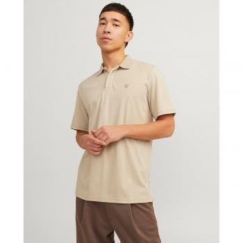 Jack & Jones Polo De Manga Corta Rodney para caballero, 100% algodón, corte regular fit, cuello clásico, cierre de botones en el cuello, diseño liso, disponible en varios colores