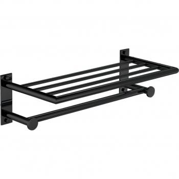 Toallero estante Keros de acero inoxidable para baño y cocina