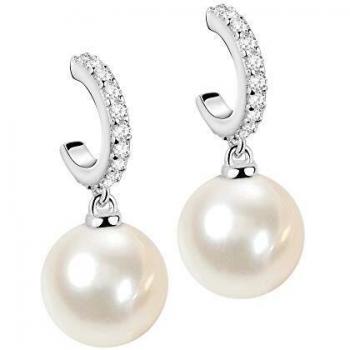 Morellato Essential Pearl Silver Tone Earrings SANH03 for Women