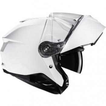 HJC I91 Casco Modular Versátil y Seguro - Calota Ligera Blanco Perlado (M)