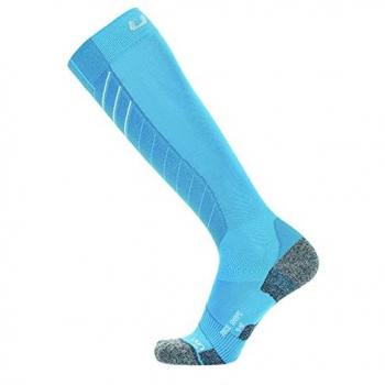 Calcetines UYN Ski Race Shape turquesa blanco mujer - 35-36