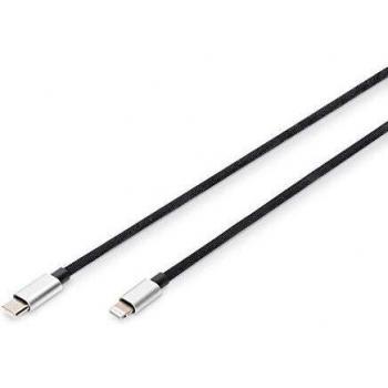 Digitus Cable Lightning a USB-C 1m Negro