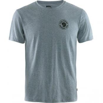 Camiseta de Manga Corta Fjällräven 1960 con Logo en Color Azul Melange