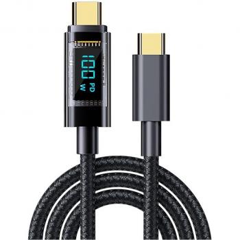 Cable USB-C a USB-C de 100W PD con pantalla digital