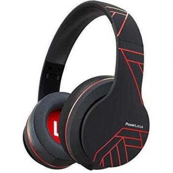 Powerlocus p6 auriculares bluetooth inalambricos de diadema 20h de duracion super bass hifi con sonido estereo cascos bluetooth con microfono inalambrico y con cable para movilestabletspctv 7