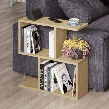 Estantería Baja Slither Blanco 60x60x20CM Salón Moderno