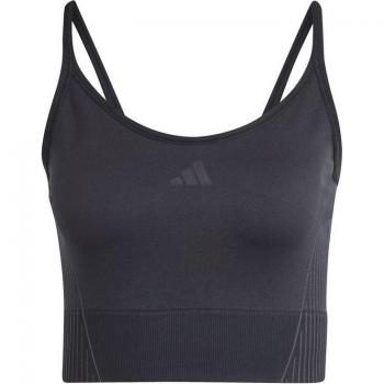 Top de fitness Adidas para mujer en color negro (modelo Ib0684)