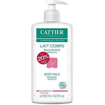 Cattier lait corps nourissant Geranium 500ml - Offre Promo