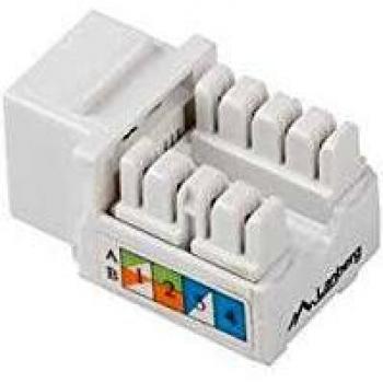 CONECTOR KEYSTONE LANBERG CAT.6 UTP RJ45 90 GRADOS