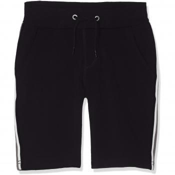 NAME IT Nkmhonk UNB Swe Long Shorts W Tape Noos Pantalones Cortos, Negro