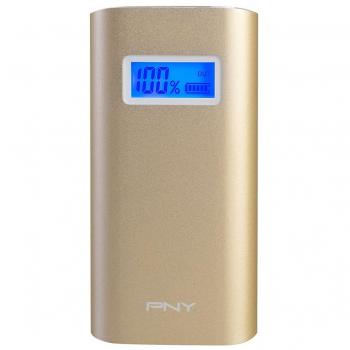 PNY P-B5200-4G01-RB - Batería portátil de 5200 mAh, color dorado