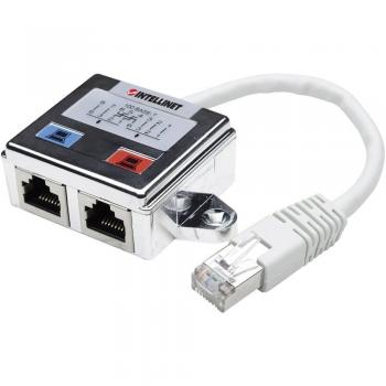 Intellinet 504195 2-Port Modular - Distribuidor modular RJ45 CAT5E