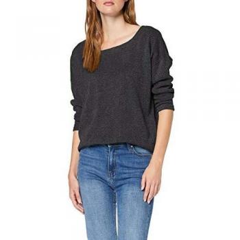 Only ONLALBA 3/4 Top JRS Noos Camiseta con Mangas, Gris