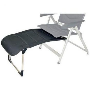 Reposapiés Crespo R-215 Deluxe - Gris oscuro, acolchado, soporta hasta 50 kg