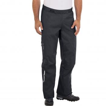 Vaude - Pantalón de lluvia para hombre, talla 2XL, color negro