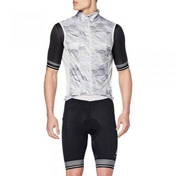 Odlo Chaleco de hombre FUJIN Silver Grey-Paper Print, M