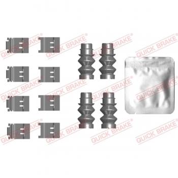Kit de accesorios y pastillas de freno de disco QUICK BRAKE 109-0124