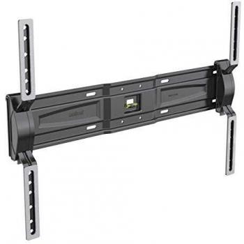 Meliconi SlimStyle Plus 600ST, Soporte de Pared inclinable Ultrafino para televisores de Pantalla Plana de 50 a 82, Ajustable verticalmente, VESA 300-400-600. Color Negro.