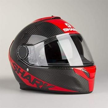 Casco Integral Shark Spartan Carbon Rojo Negro Motocicleta L