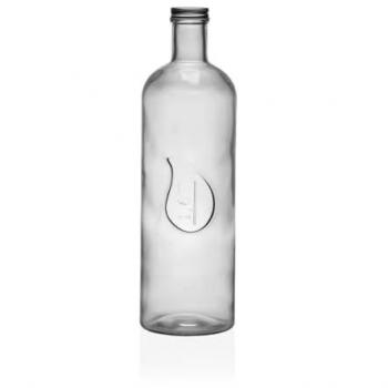 Botella Versa 1,6 L Gota de Vidrio y Aluminio Multicolor 9,8 x 32,5 x 9,8 cm