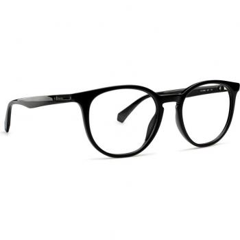 Polaroid Unisex Prescription Glasses PLD D381 807 Black Round Ø 51 mm
