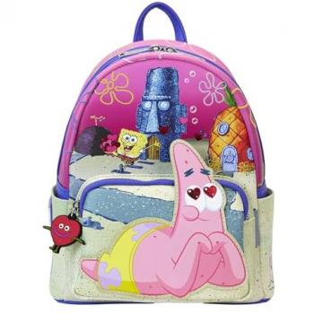 Loungefly Spongebob & Patrick Mini Backpack - High-Quality and Detailed Nickelodeon Design