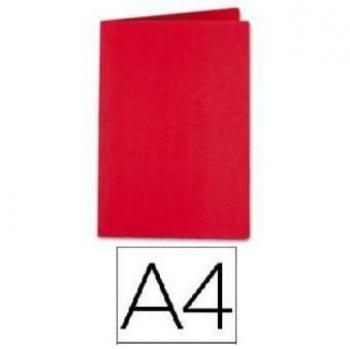 Subcarpeta GIO A4 250g Rojo Intenso Paquete de 50 Unidades Ref.400040487