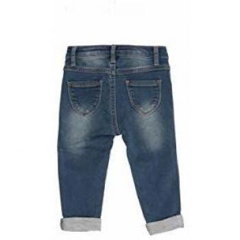 Fun & Fun - Pantalones Vaqueros para niña, Color Azul Denim 24 Meses