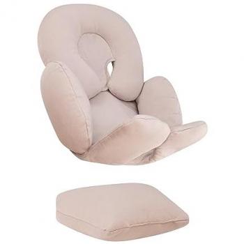 Cojín Reductor Universal Antialérgico para Silla de Coche y Capazo (3 Piezas) 100% Algodón Beige