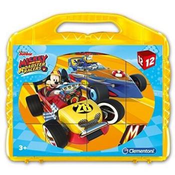 MALETIN CUBOS ROMPECABEZAS MICKEY ROADSTER RACERS