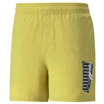 Pantalón Corto Puma Summer Gráfico Woven para Hombre 5 en Color Amarillo