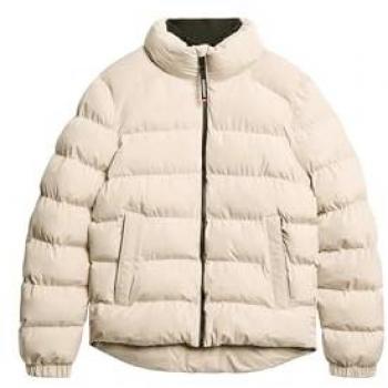 Superdry Sports Puffer Jacket - Chateau Grey - Men's XL - Recycled Polyester