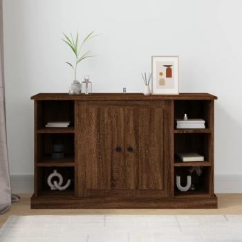 Aparador de madera contrachapada roble marrón 100x35,5x60 cm - Mueble de Almacenaje de Salón, Buffet para salón, Armario Auxiliar, Armario de Almacenamiento vidaXL