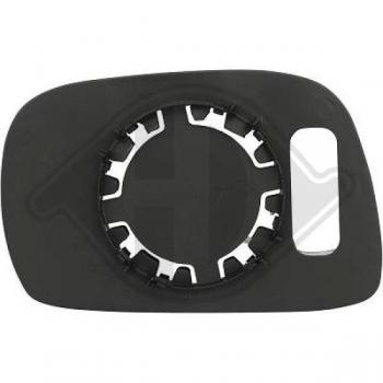 Cristal de espejo retrovisor exterior DIEDERICHS 1865026